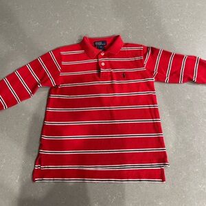 Ralph Lauren Boys Striped Long Sleeve Polo
